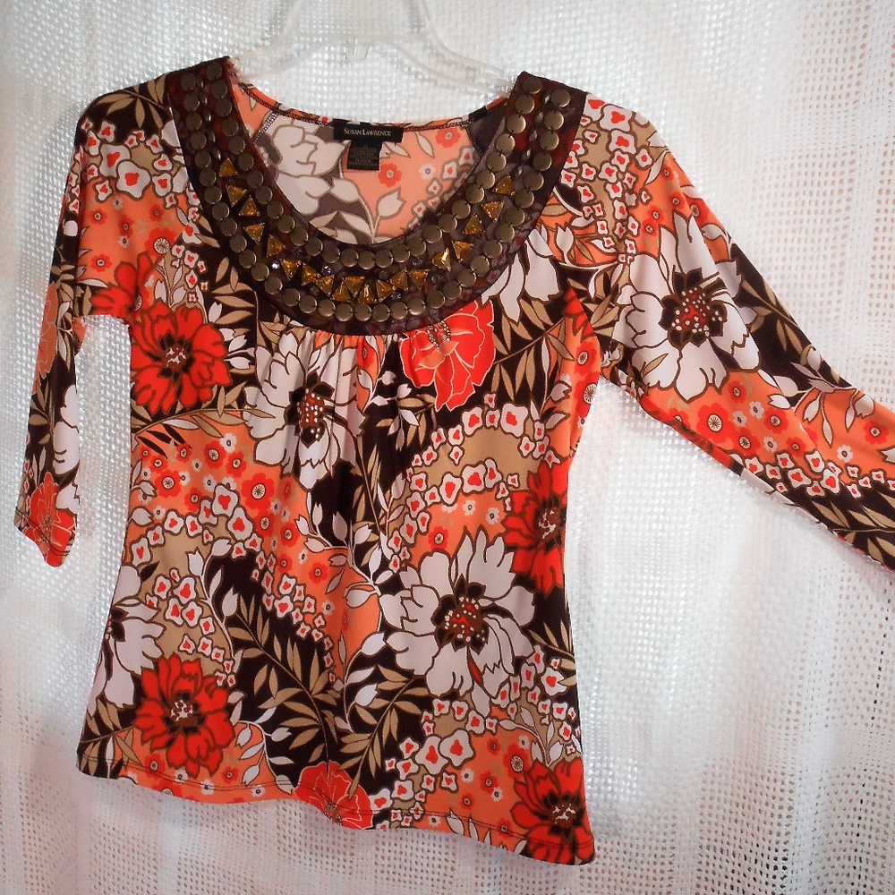 Susan Lawrence print top